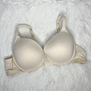 CACIQUE / Boost Plunge light cream bra / 50C